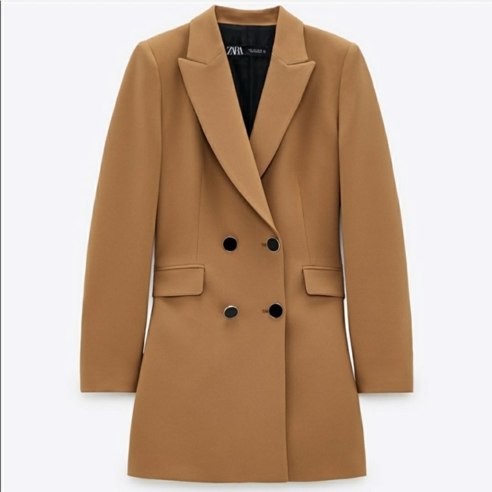 Zara double breasted coat - Picture 2 of 3